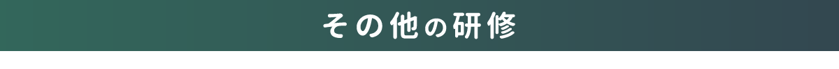 その他の研修